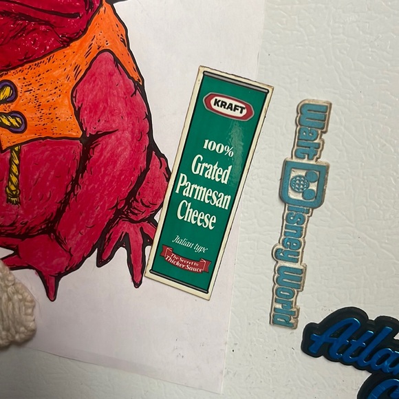 Vintage Kraft Grated Parmesan Cheese magnets 1 per lot - Picture 3 of 5